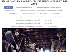 Tablet Screenshot of les-pronostics-hippique-de-petitloup82.fr